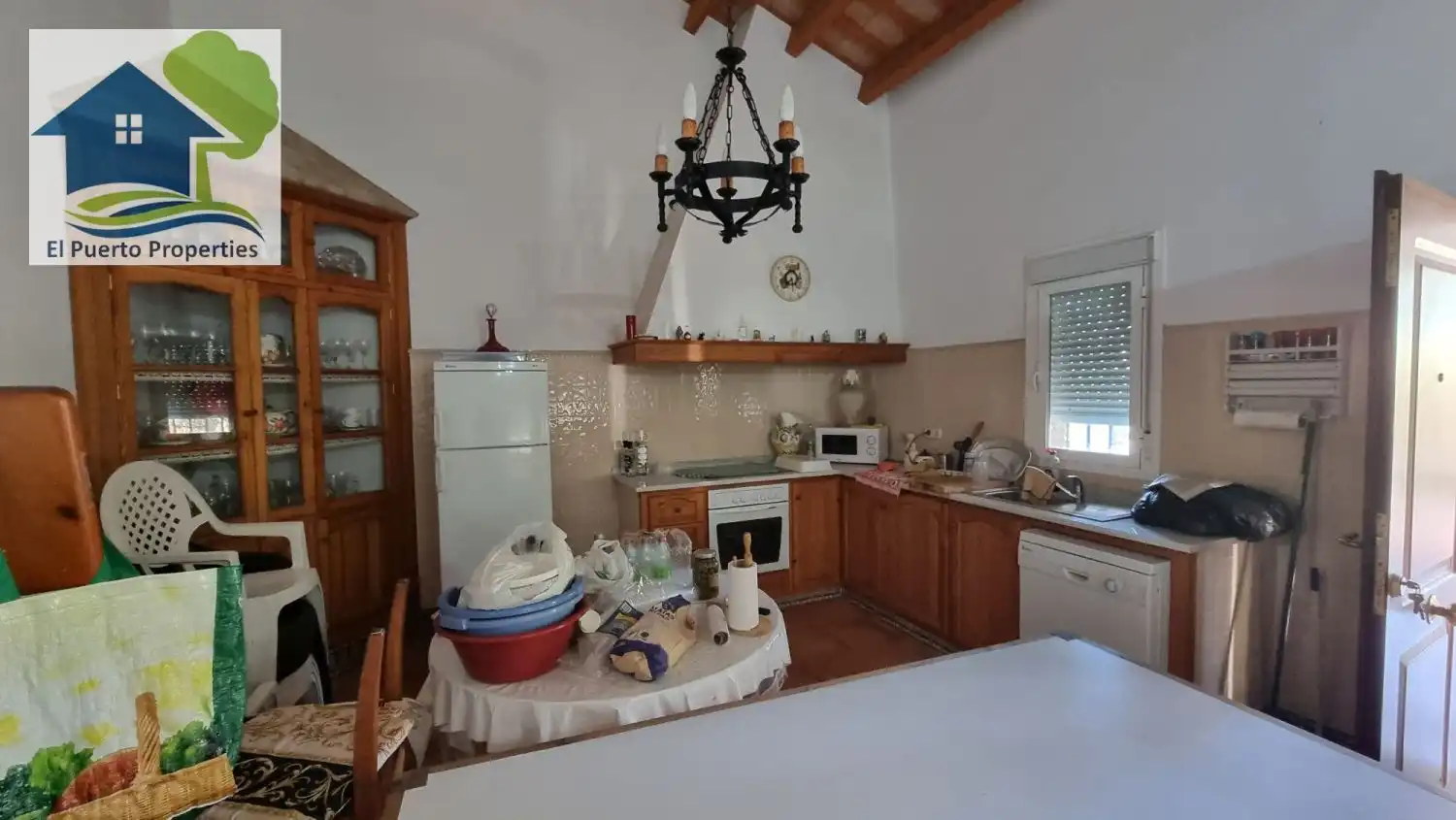 Cocina de Finca rústica en venta en El Puerto de Santa María con Jardín privado, Terraza y Trastero