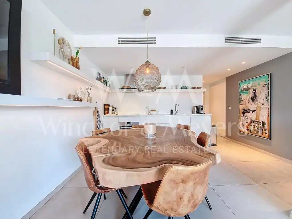 Dining room of Flat for sale in Sant Josep de sa Talaia  with Air Conditioner, Furnished and Oven
