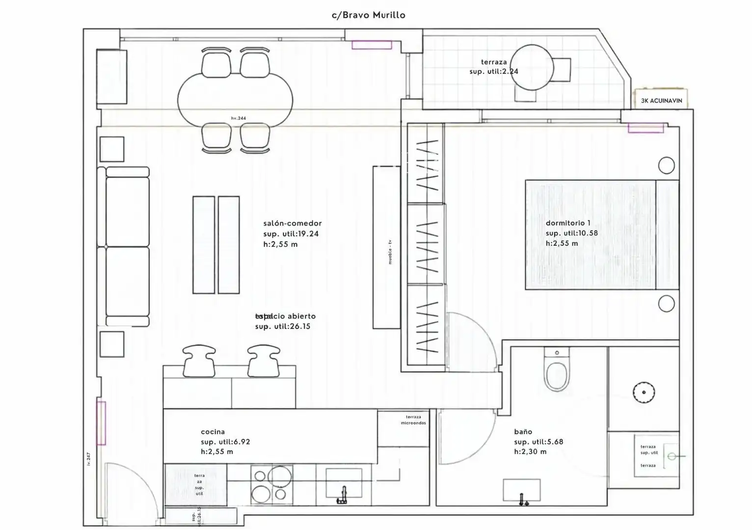 Wohnung zur Miete in Madrid
