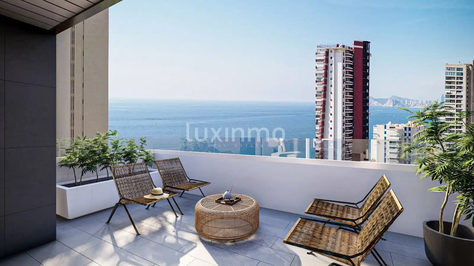 Terrace of Flat for sale in Benidorm  with Air Conditioner, Heating and Private garden