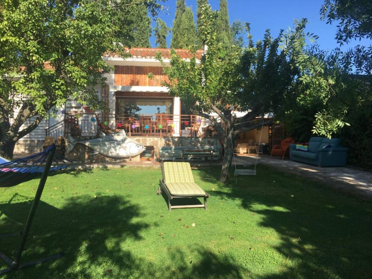 Jardí de Casa o xalet en venda en Gargantilla del Lozoya amb Calefacció, Jardí privat i Terrassa