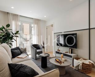 Living room of Apartment to rent in  Barcelona Capital  with Air Conditioner, Heating and Furnished