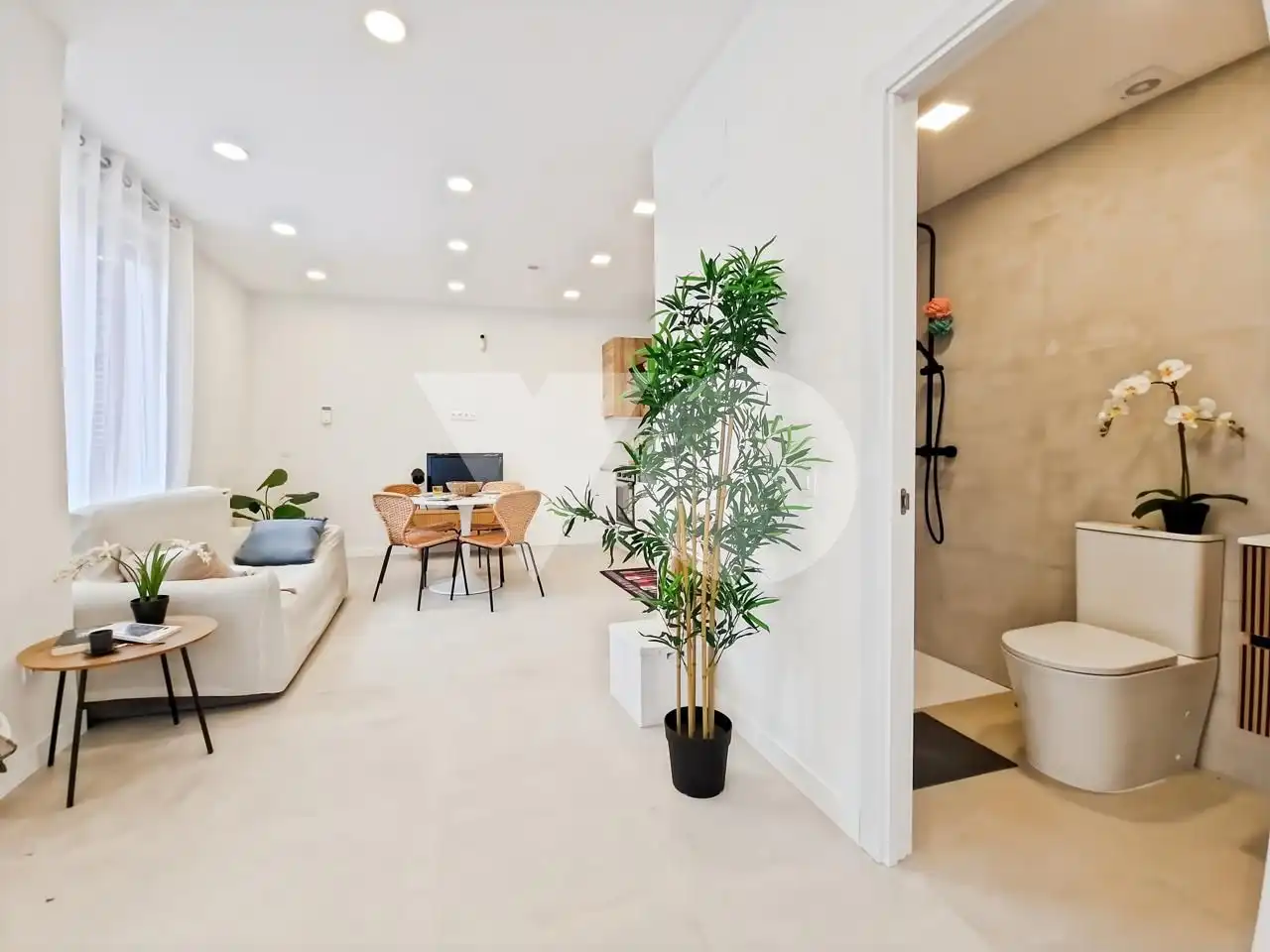 Sala d'estar de Apartament en venda en Madrid amb Aire condicionat i Calefacció