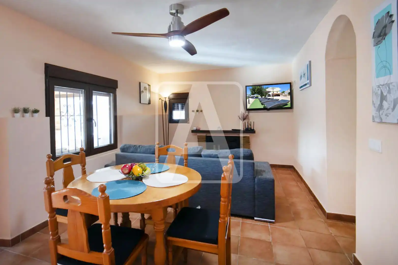 Sala de estar de Casa o chalet en venta en Calpe / Calp con Aire acondicionado, Calefacción y Jardín privado