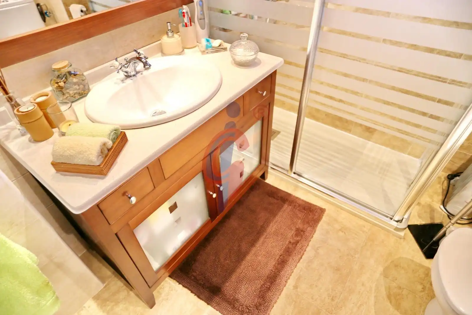 Baño de Apartamento en venta en Guardamar del Segura con Aire acondicionado, Calefacción y Parquet