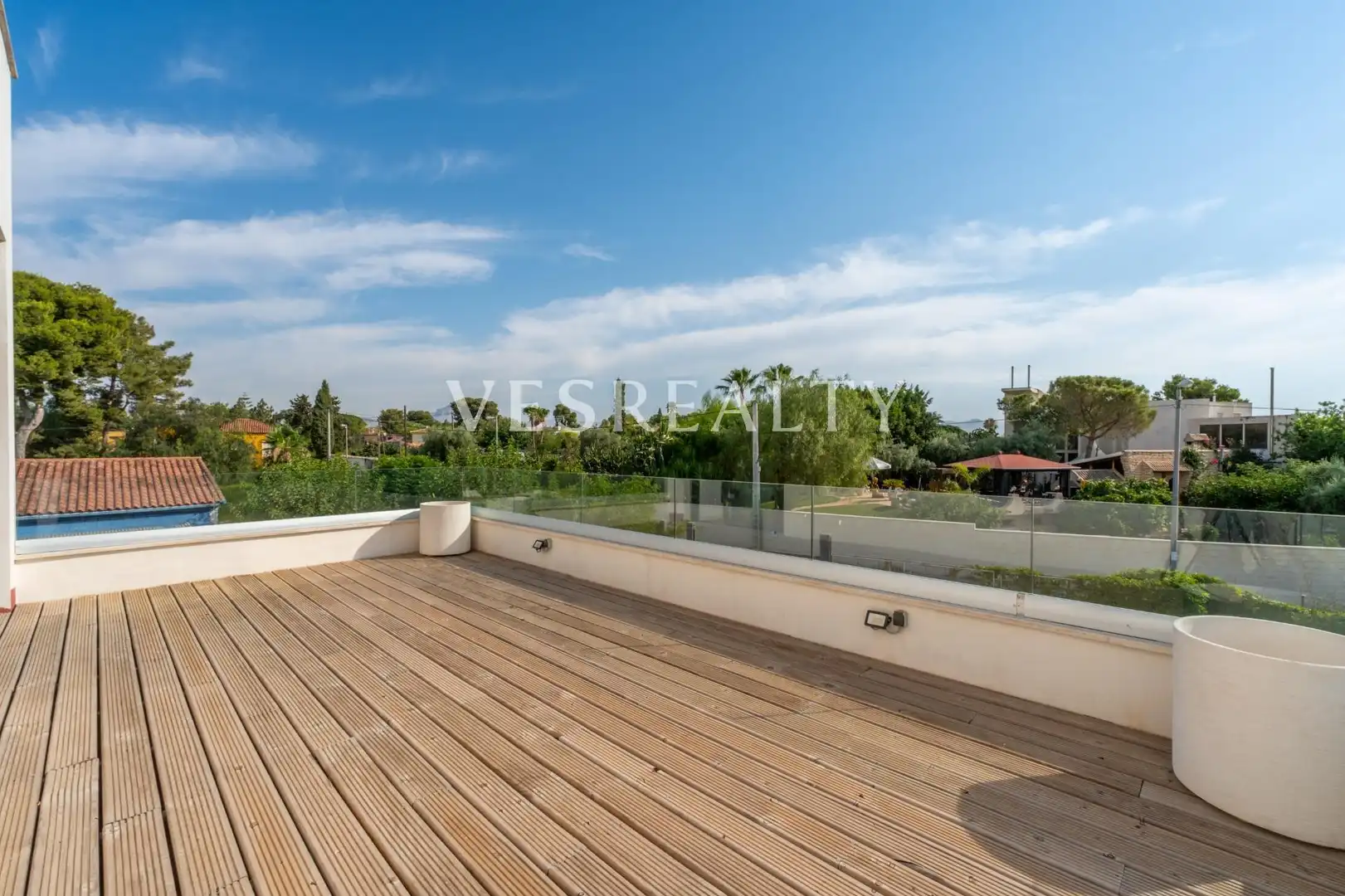 Terraza de Casa o chalet de alquiler en Alicante / Alacant con Aire acondicionado, Calefacción y Terraza