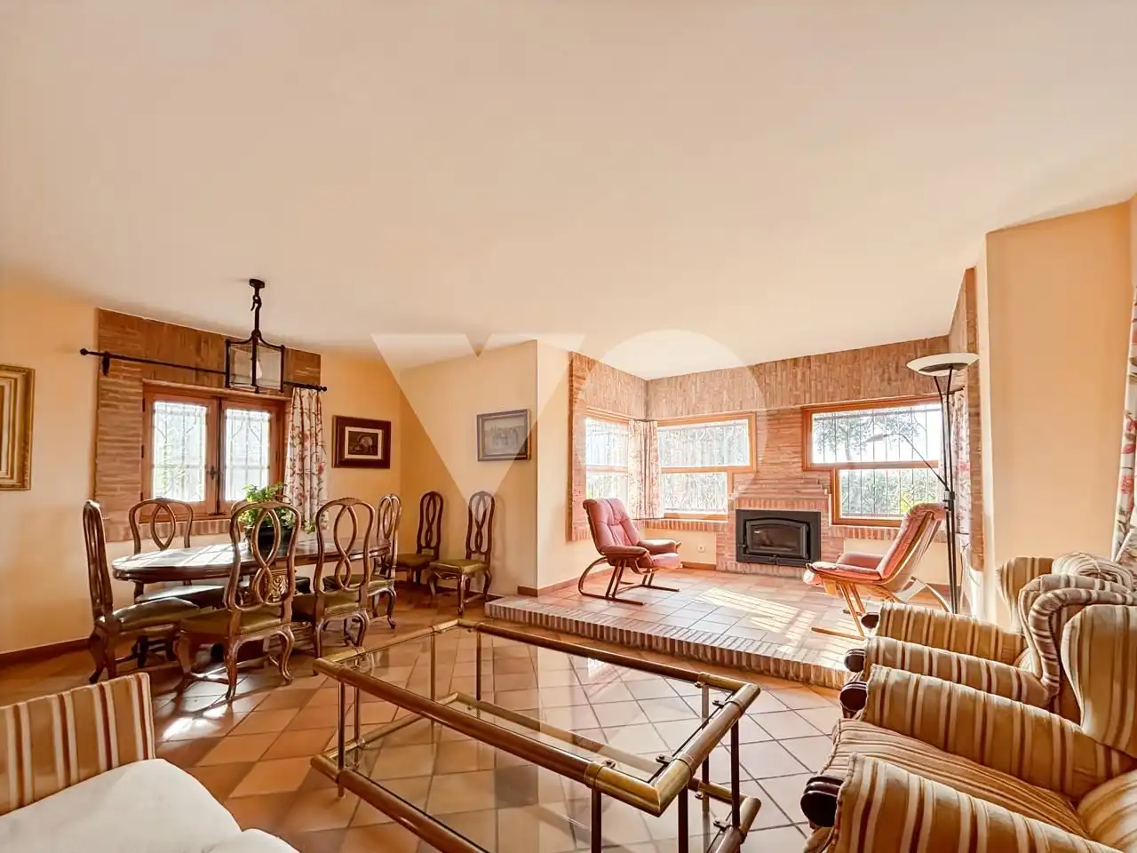 Sala de estar de Finca rústica en venta en Valdemorillo con Calefacción y Jardín privado