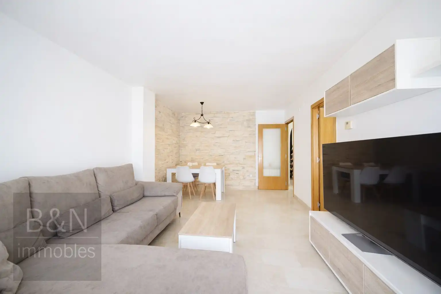 Sala de estar de Dúplex en venta en Terrassa con Aire acondicionado, Calefacción y Terraza