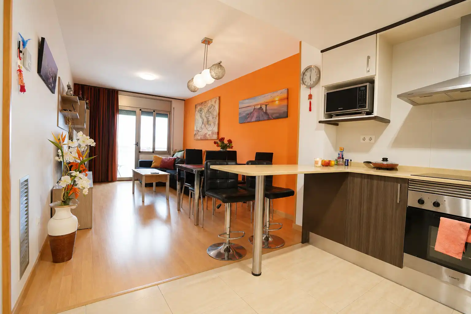 Esszimmer von Wohnung zum Verkauf in La Pobla de Mafumet mit Klimaanlage und Balkon