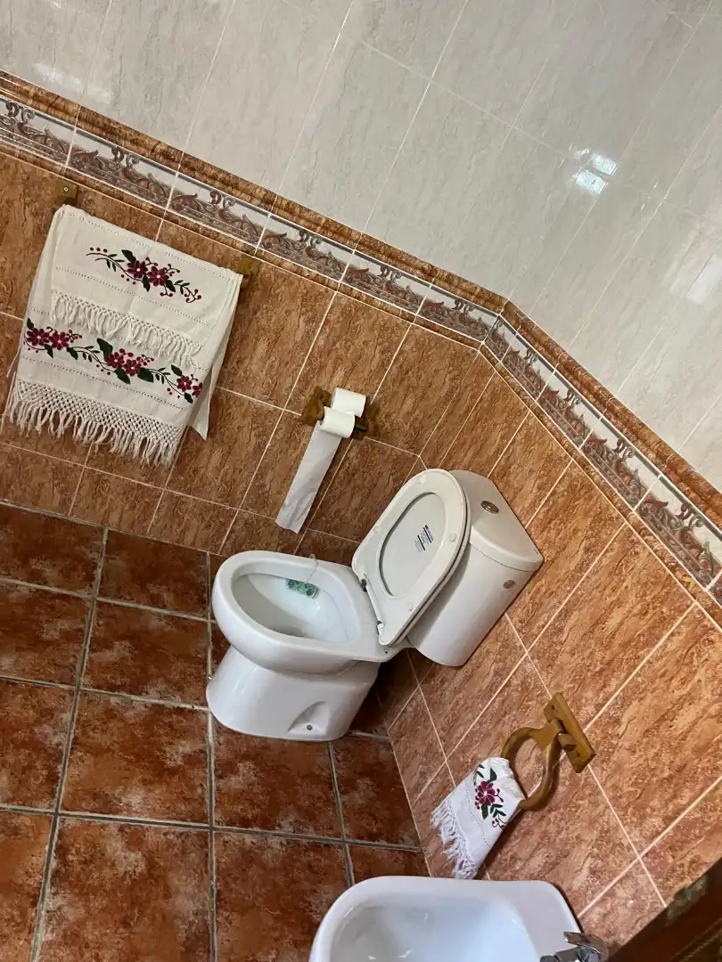 Baño de Finca rústica de alquiler en Comares con Amueblado