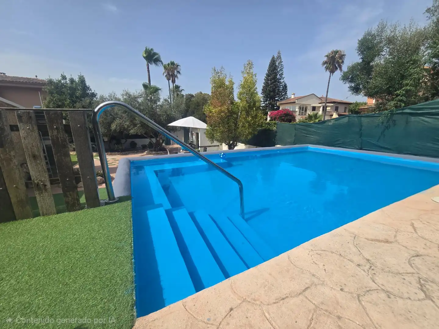 Swimming pool of Houses for sale in Llucmajor  with Air Conditioner, Private garden and Storage room