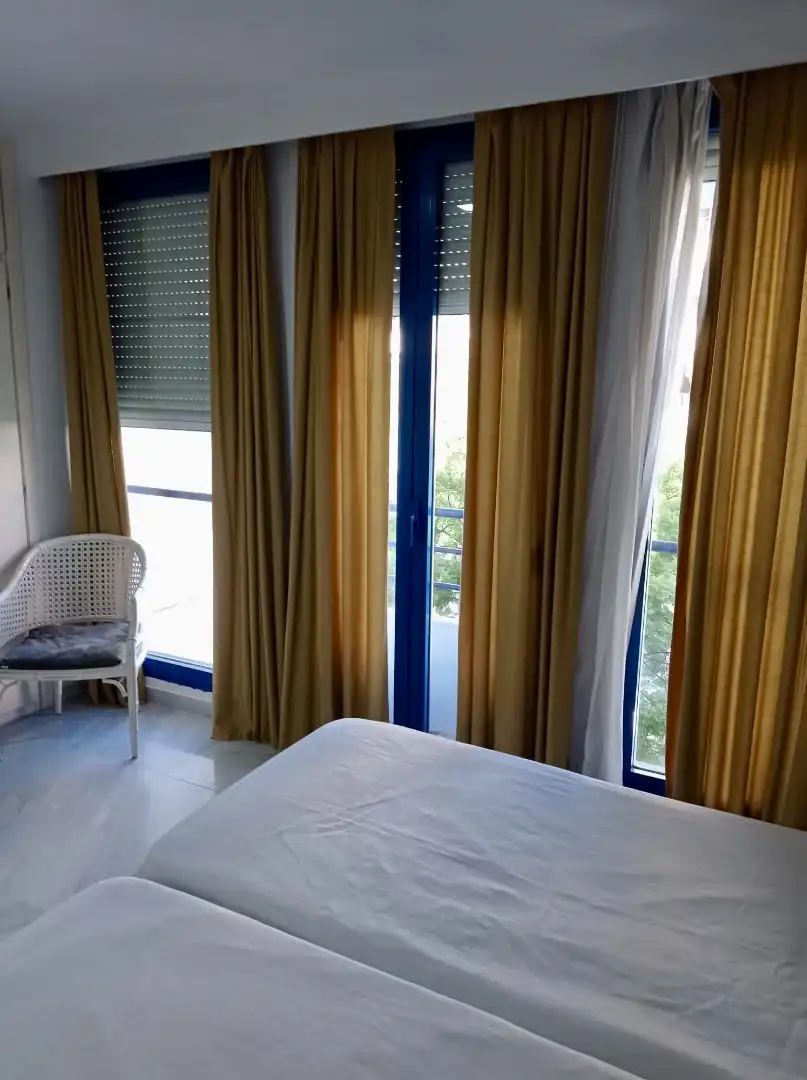 Schlafzimmer von Maisonette zur Miete in Marbella mit Klimaanlage, Heizung und Terrasse