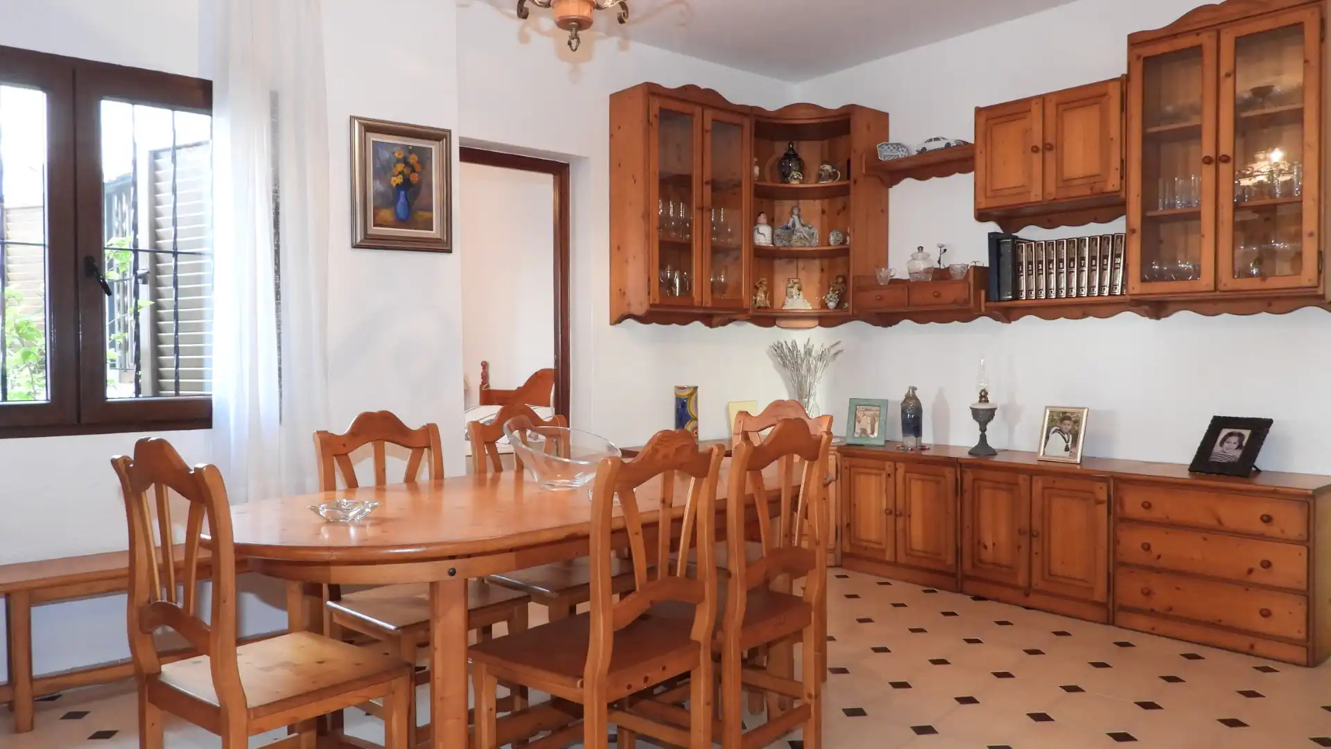 Menjador de Apartament en venda en La Manga del Mar Menor amb Aire condicionat, Calefacció i Jardí privat