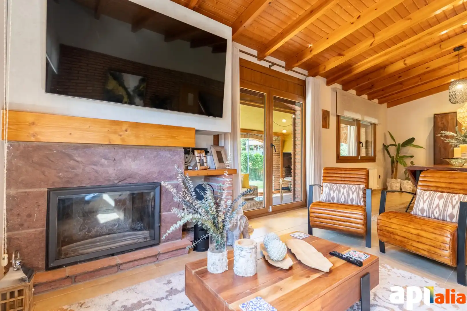 Sala de estar de Casa o chalet en venta en Prades con Calefacción, Jardín privado y Terraza