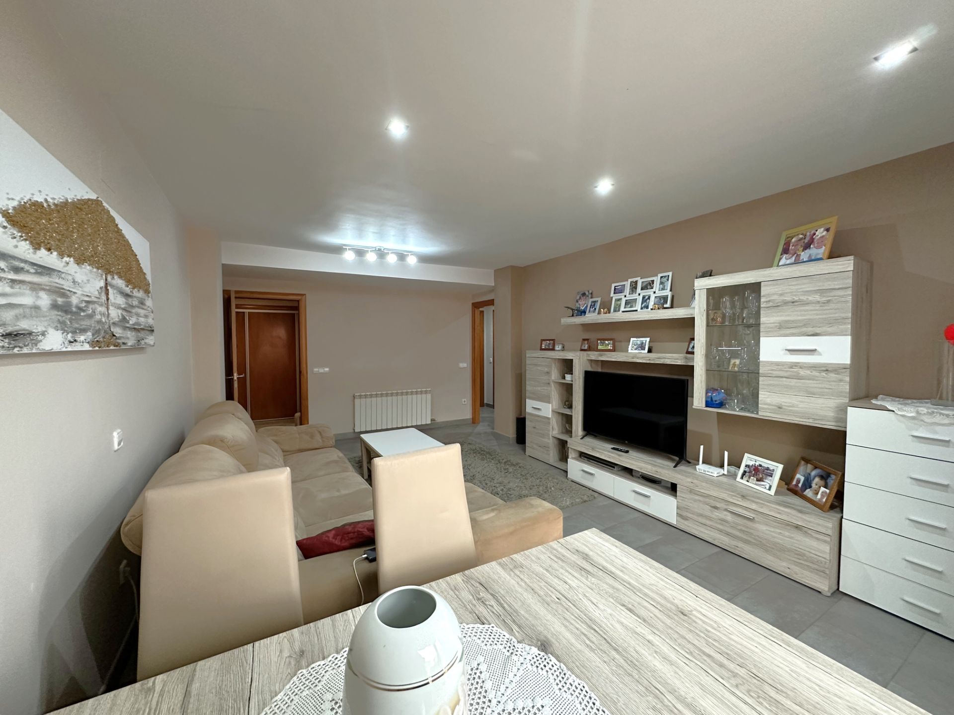 Living room of Flat for sale in Vilafranca del Penedès  with Heating, Furnished and Oven