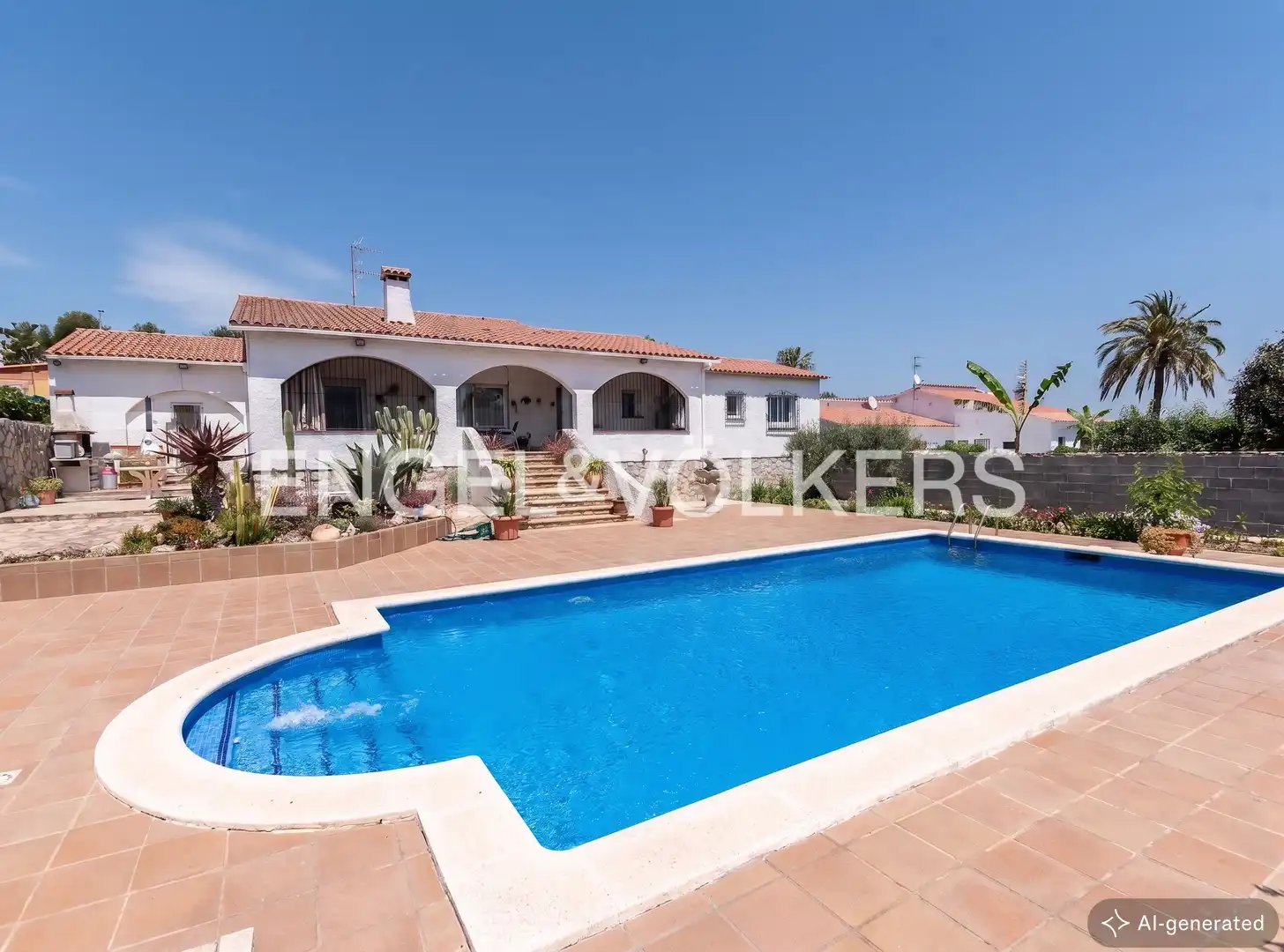 Vista exterior de Casa o xalet en venda en Cubelles amb Aire condicionat, Calefacció i Jardí privat