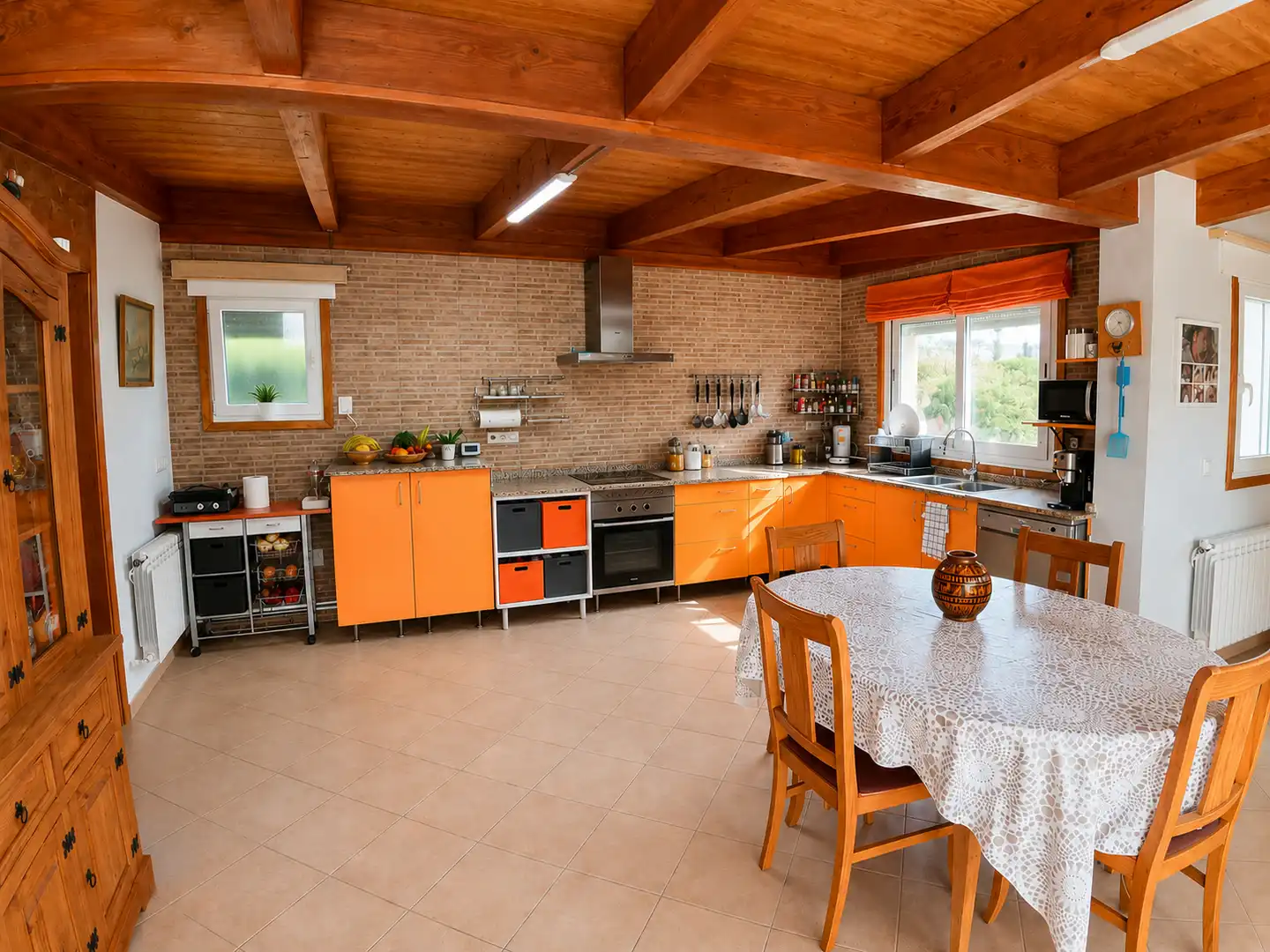Cuina de Casa o xalet en venda en Cotobade amb Aire condicionat, Calefacció i Jardí privat