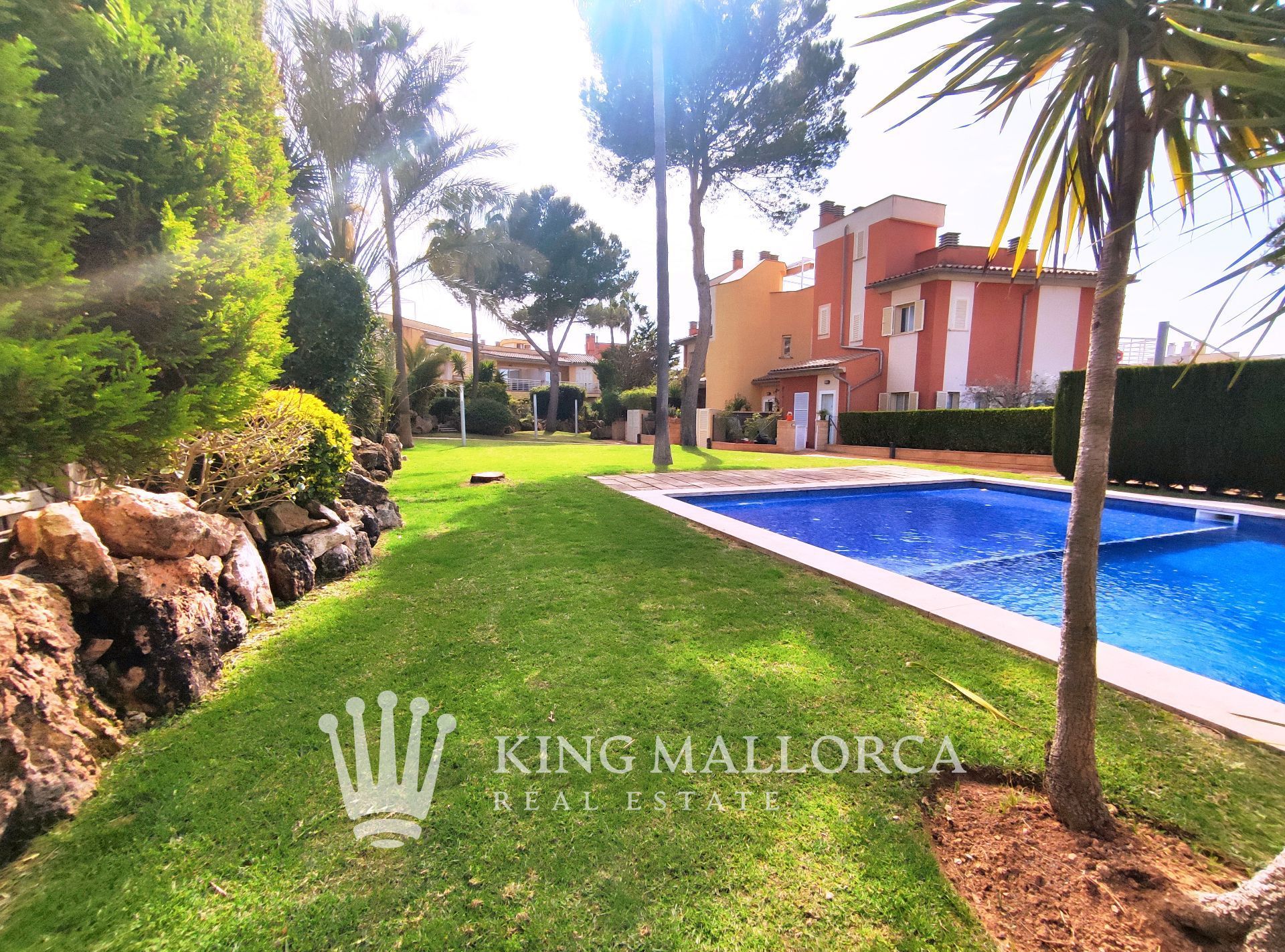 Garden of Flat for sale in Llucmajor  with Air Conditioner, Heating and Private garden