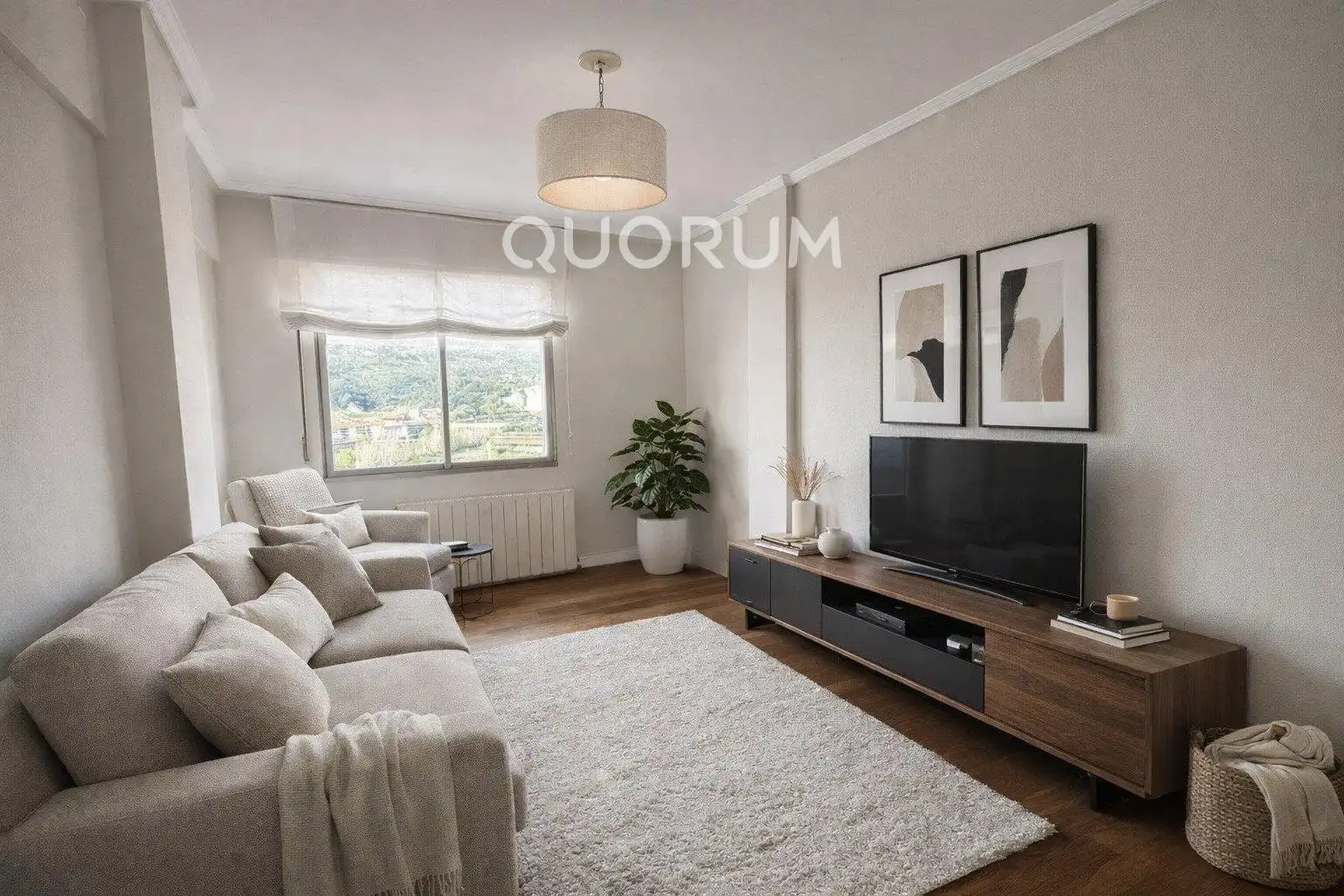 Wohnzimmer von Wohnung zum Verkauf in Basauri  mit Heizung, Abstellraum und Möbliert