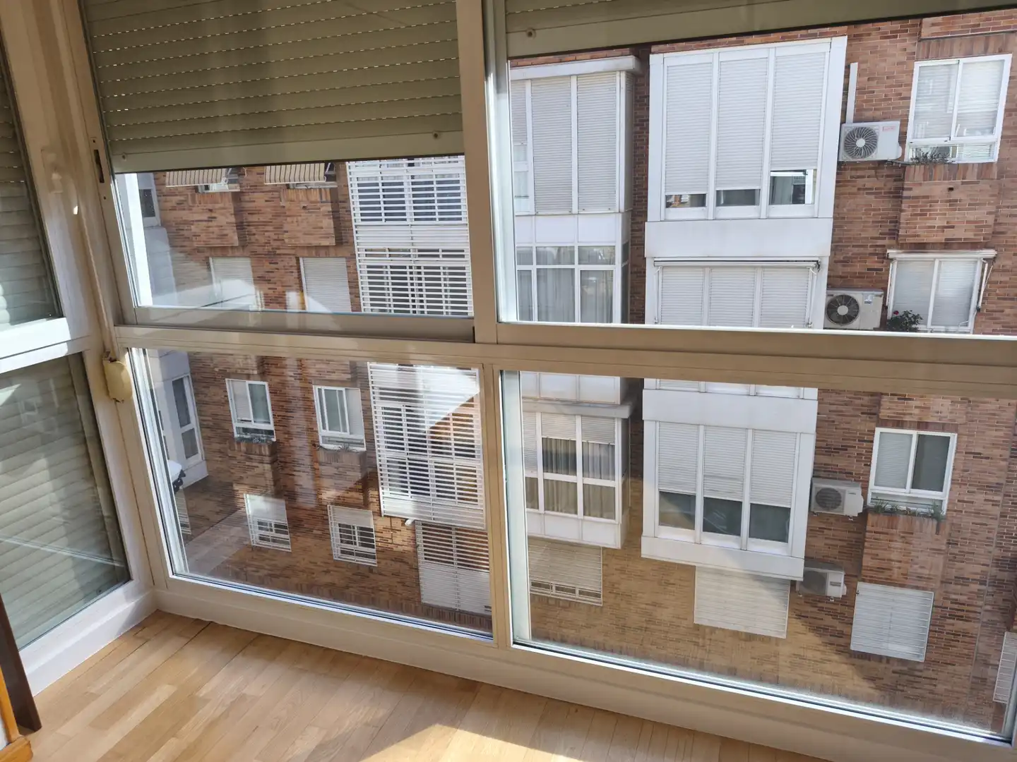 Balcony of Flat for rent in Madrid  with Air Conditioner, Heating and Private garden