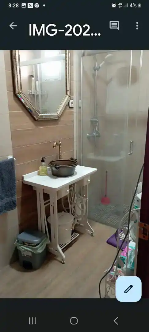 Baño de Casa adosada en venta en Holguera con Aire acondicionado, Parquet y Trastero