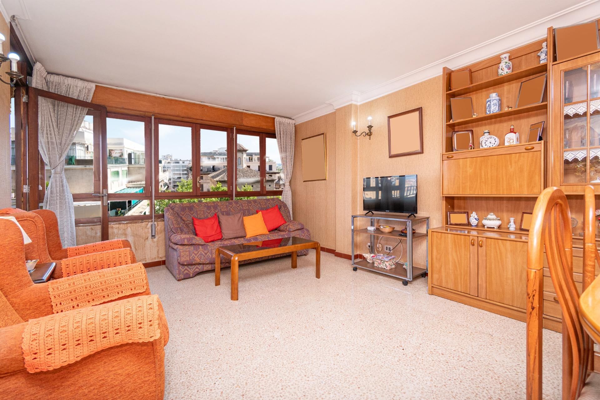 Sala de estar de Piso en venta en  Palma de Mallorca