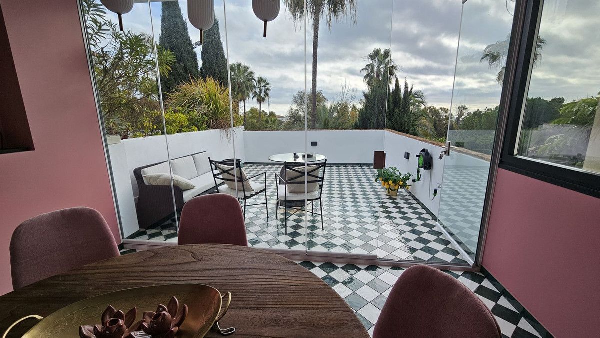 Terraza de Planta baja de alquiler en Marbella con Aire acondicionado, Jardín privado y Terraza