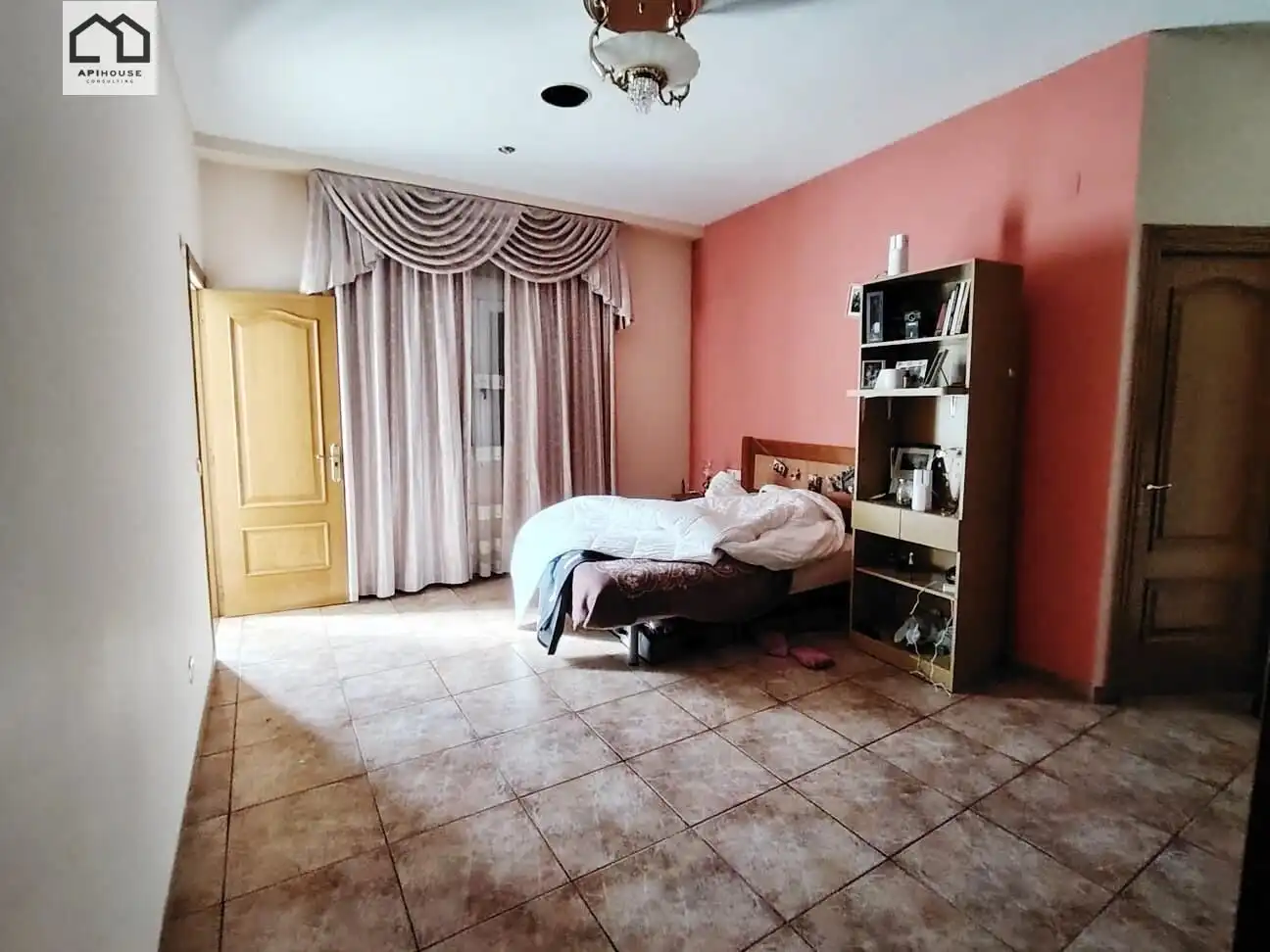 Bedroom of Houses for rent in La Font de la Figuera  with Air Conditioner, Terrace and Furnished