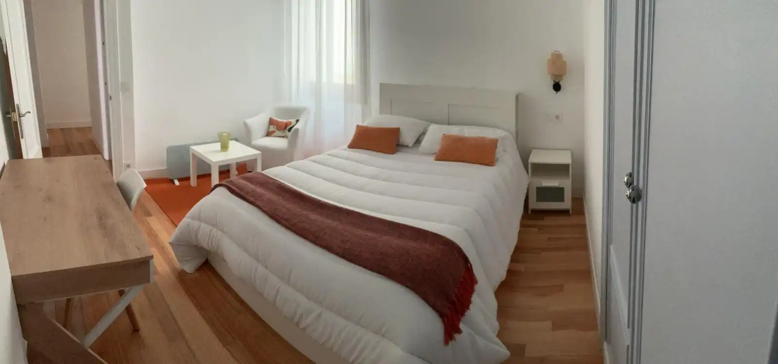 Bedroom of Flat for rent in Bilbao   with Heating, Furnished and Balcony
