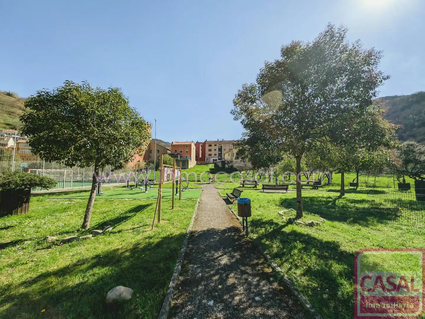 Garten von Wohnung zum Verkauf in Aller mit Heizung, Abstellraum und Möbliert