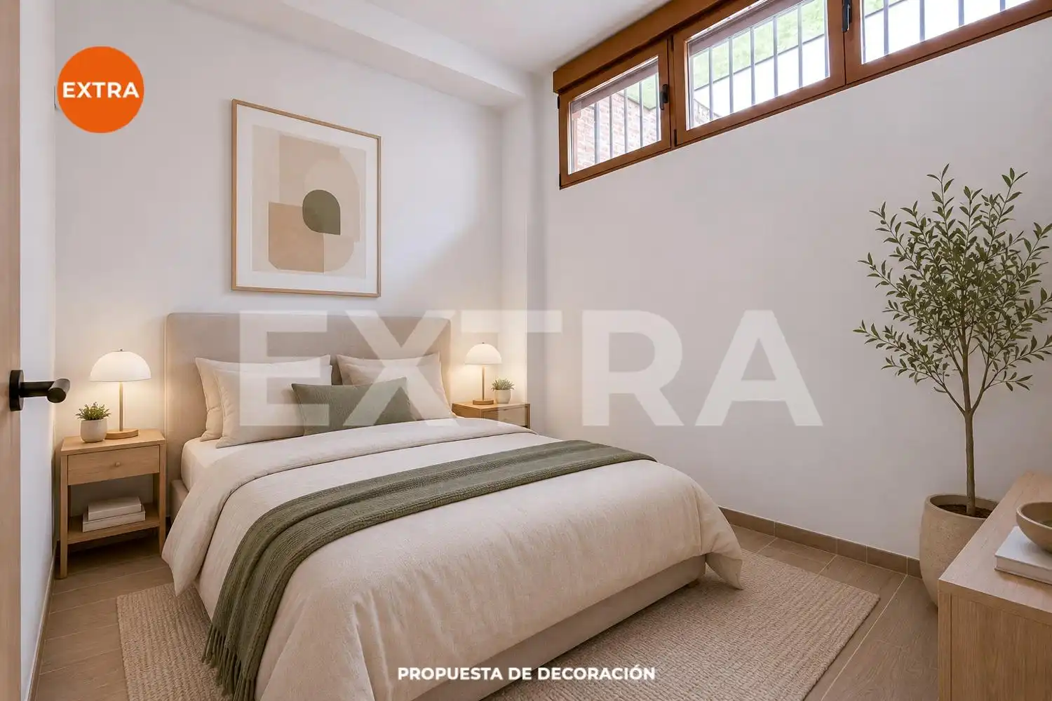 Bedroom of Ground floor for sale in Madrid  with Air Conditioner, Heating and Alarm