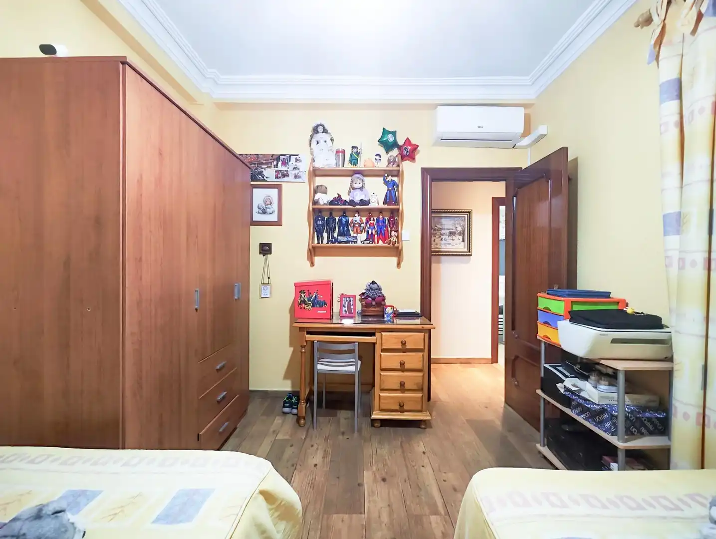 Schlafzimmer von Wohnung zum Verkauf in Puertollano mit Klimaanlage, Parkett und Möbliert