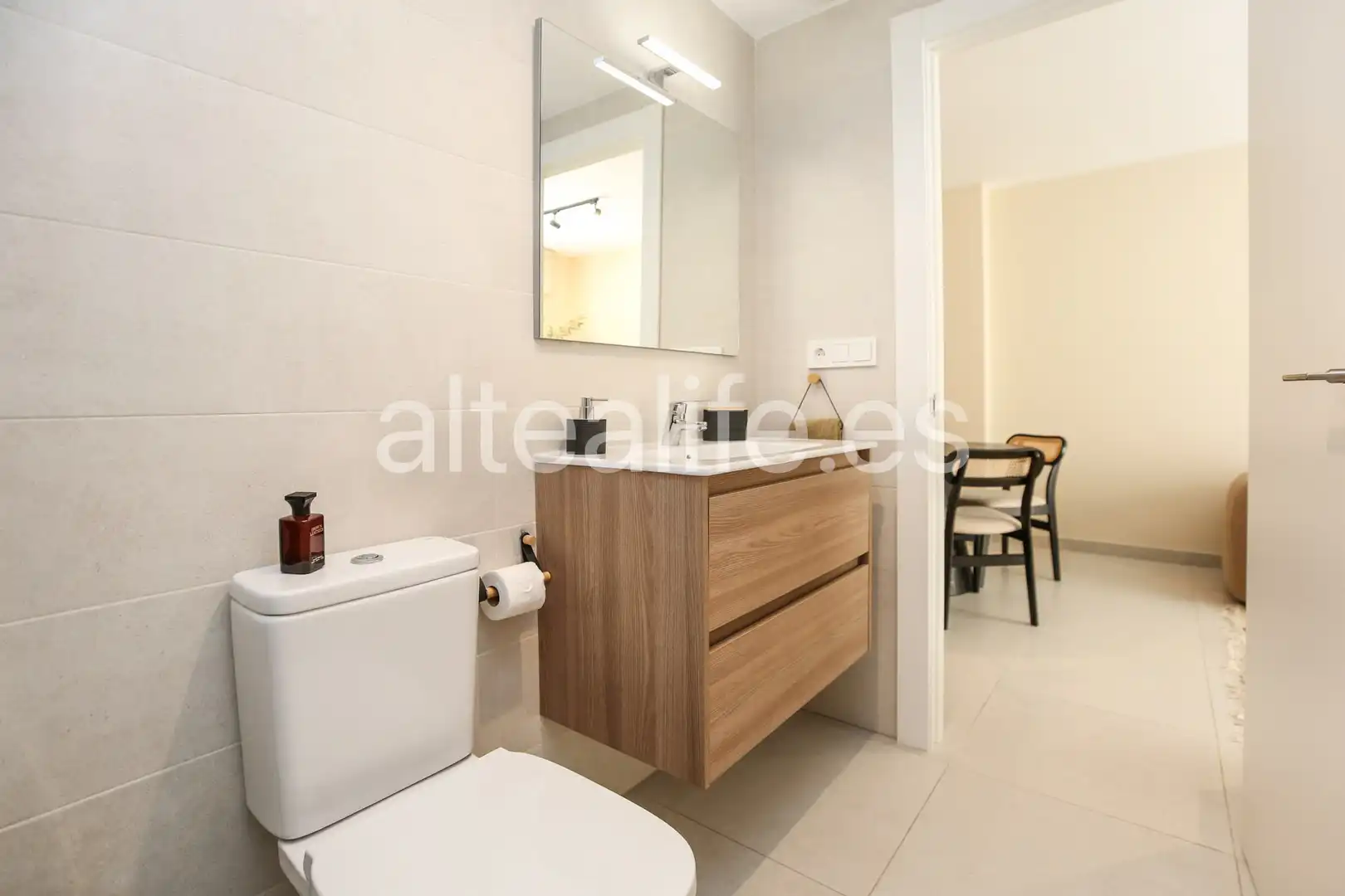Bathroom of Apartments for rent in Altea  with Air Conditioner, Furnished and Oven