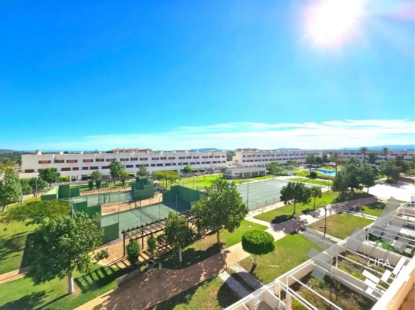 Vista exterior de Apartament en venda en San Jorge / Sant Jordi amb Aire condicionat, Calefacció i Jardí privat