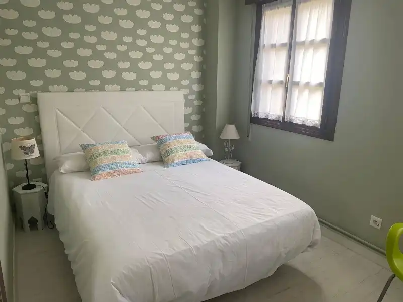 Bedroom of Apartments for sale in Comillas (Cantabria)  with Heating, Private garden and Parquet flooring
