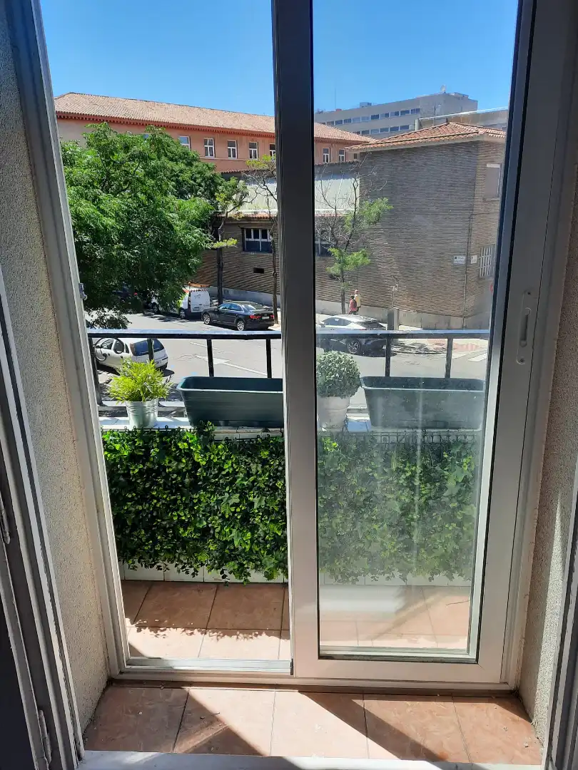 Terraza de Piso de alquiler en Zaragoza con Calefacción, Amueblado y Horno