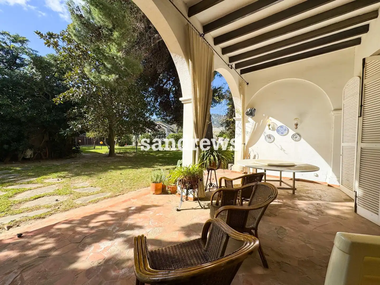 Jardí de Casa adosada en venda en El Port de la Selva amb Aire condicionat, Calefacció i Jardí privat
