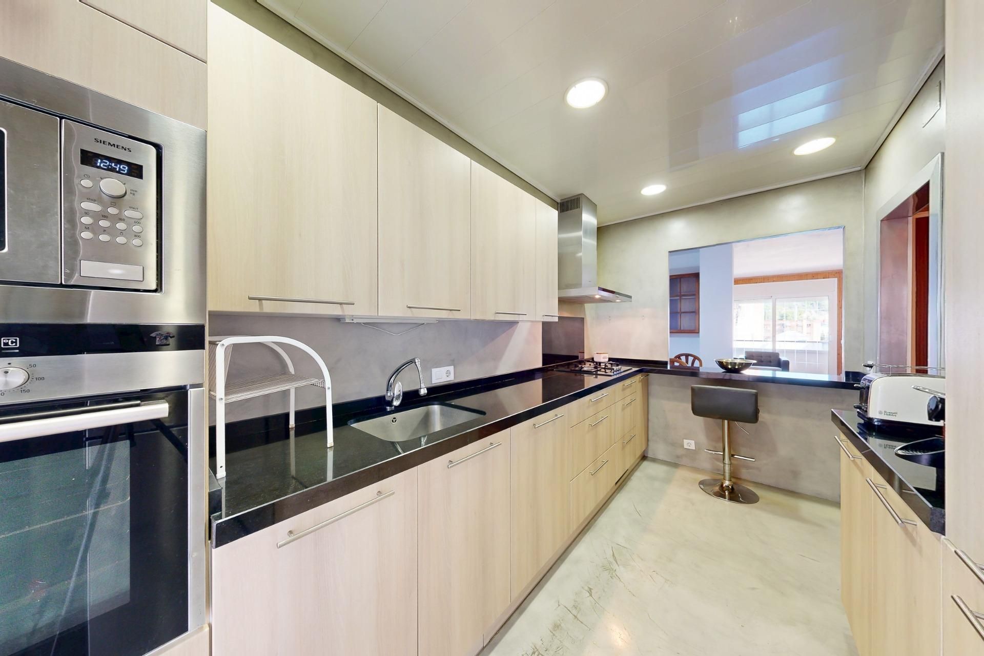 Kitchen of Flat for sale in  Barcelona Capital  with Air Conditioner, Terrace and Alarm