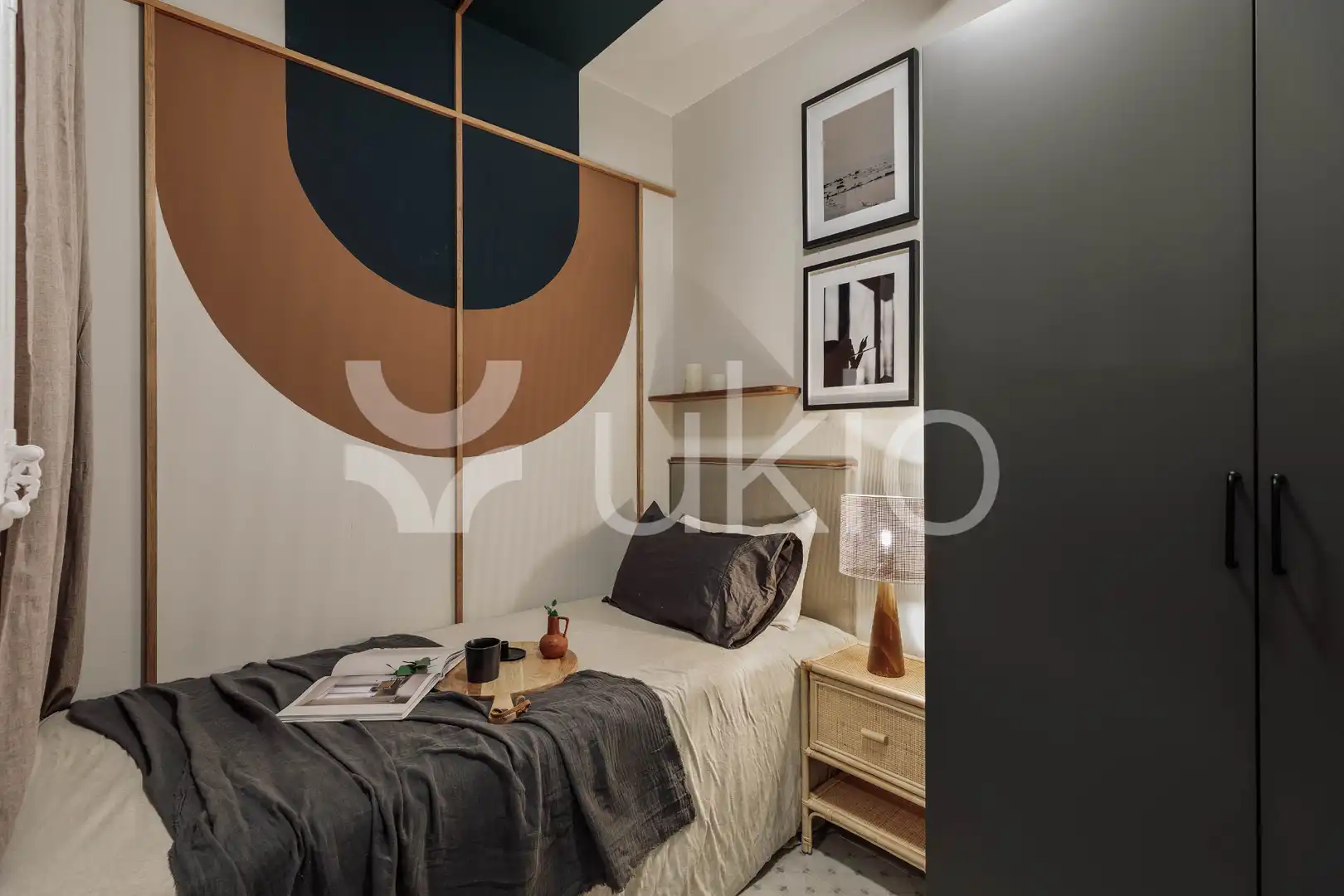 Bedroom of Apartments for rent in Barcelona  with Air Conditioner, Heating and Furnished