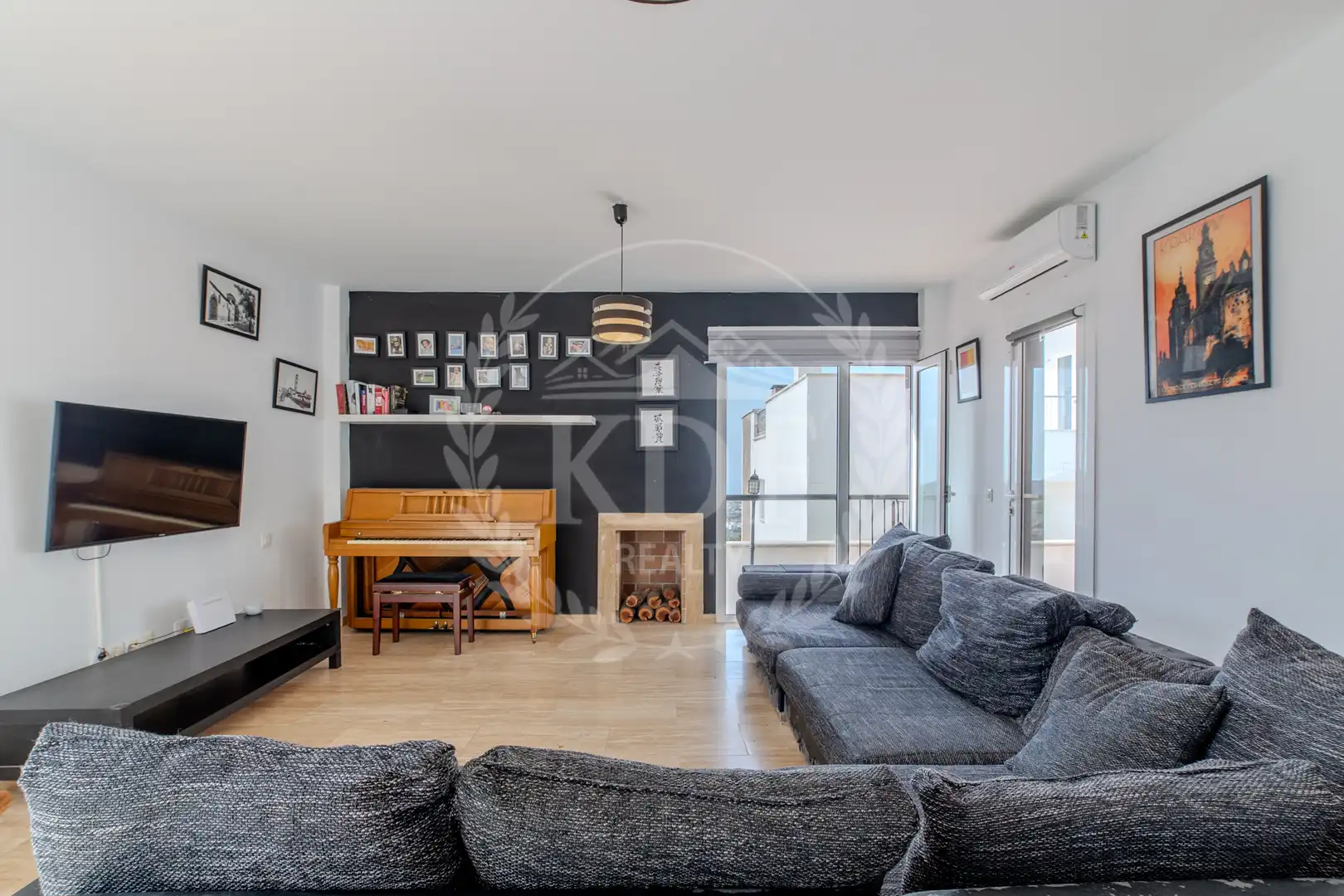 Sala de estar de Casa o chalet en venta en Arona con Aire acondicionado, Jardín privado y Parquet