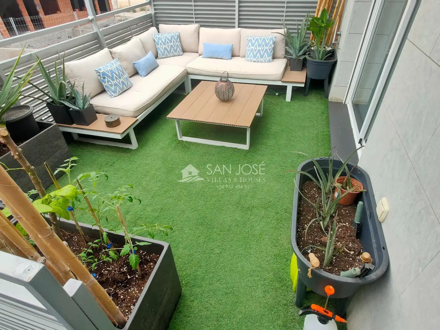 Terrassa de Casa o xalet en venda en Aspe amb Jardí privat, Terrassa i Traster