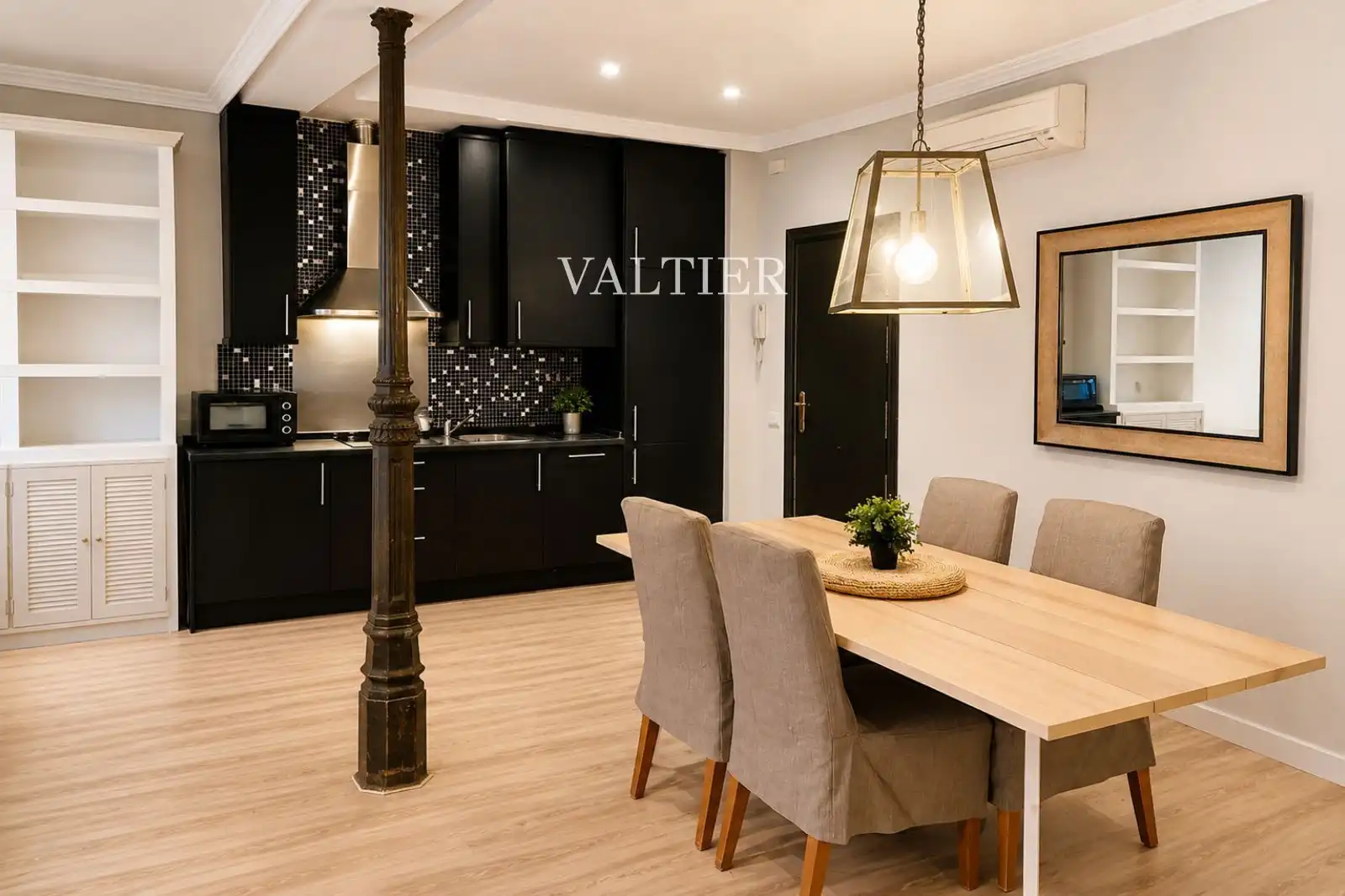 Kitchen of Attic for rent in Madrid  with Air Conditioner and Furnished