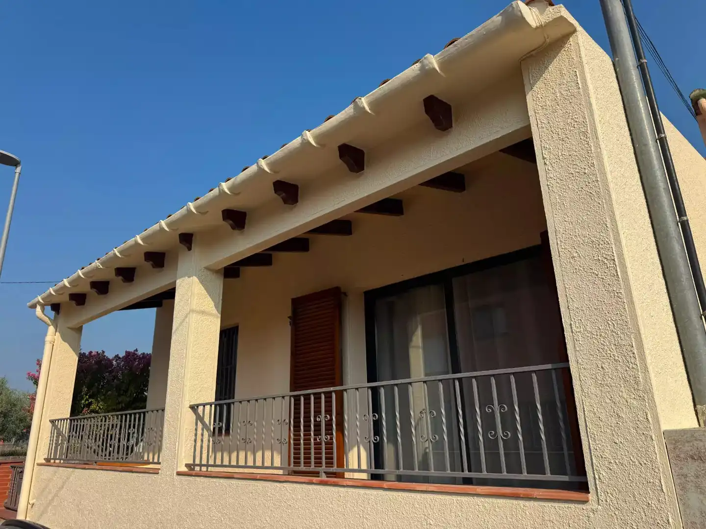 Exterior view of Houses for rent in Borrassà  with Air Conditioner, Heating and Terrace