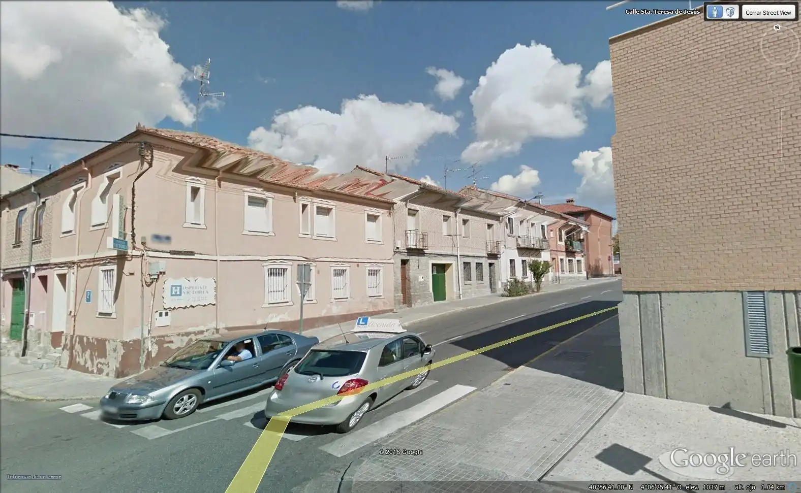 Vista exterior de Pis en venda en Segovia amb Calefacció, Parquet i Terrassa