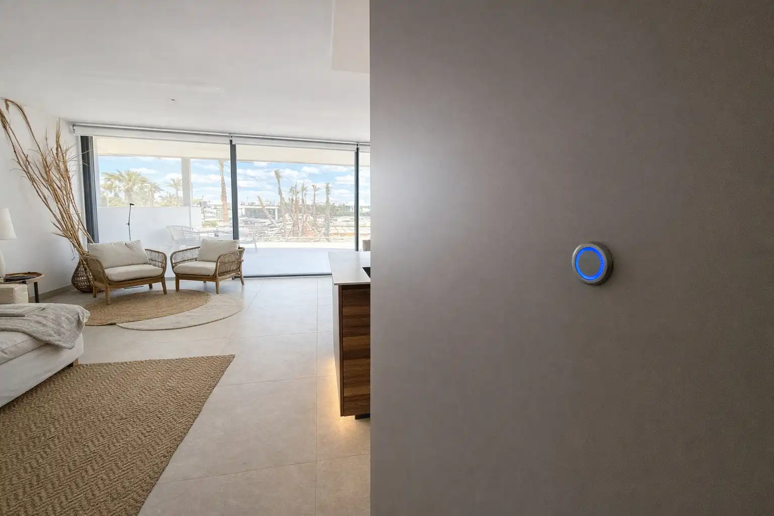 Schlafzimmer von Erdgeschoss zum Verkauf in Cartagena mit Klimaanlage, Heizung und Privatgarten