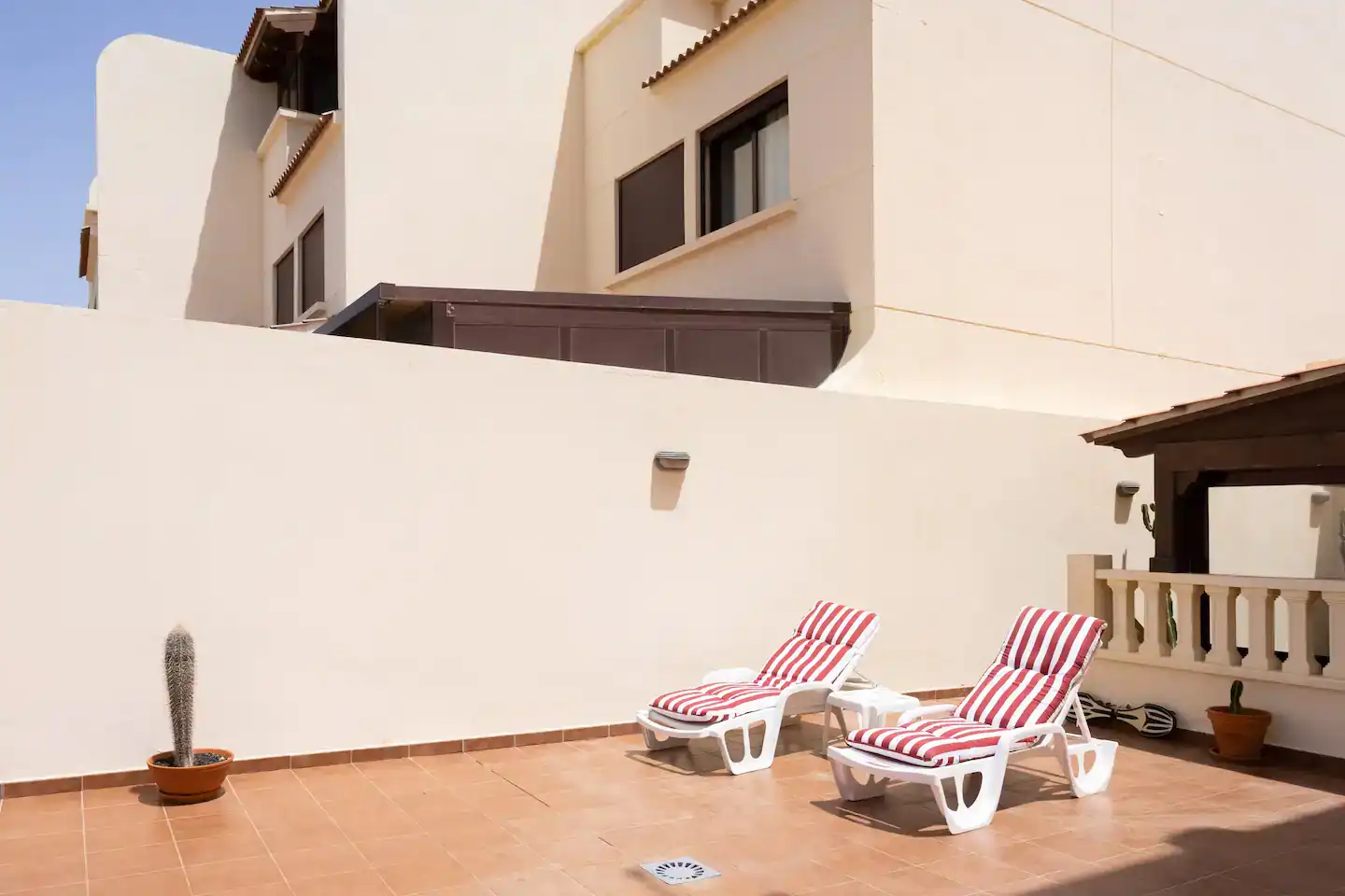Terraza de Piso de alquiler en Granadilla de Abona con Terraza, Piscina y Amueblado