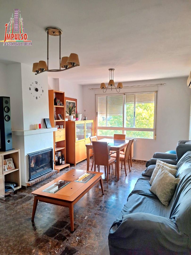 Living room of Flat for sale in  Albacete Capital  with Heating, Storage room and Balcony