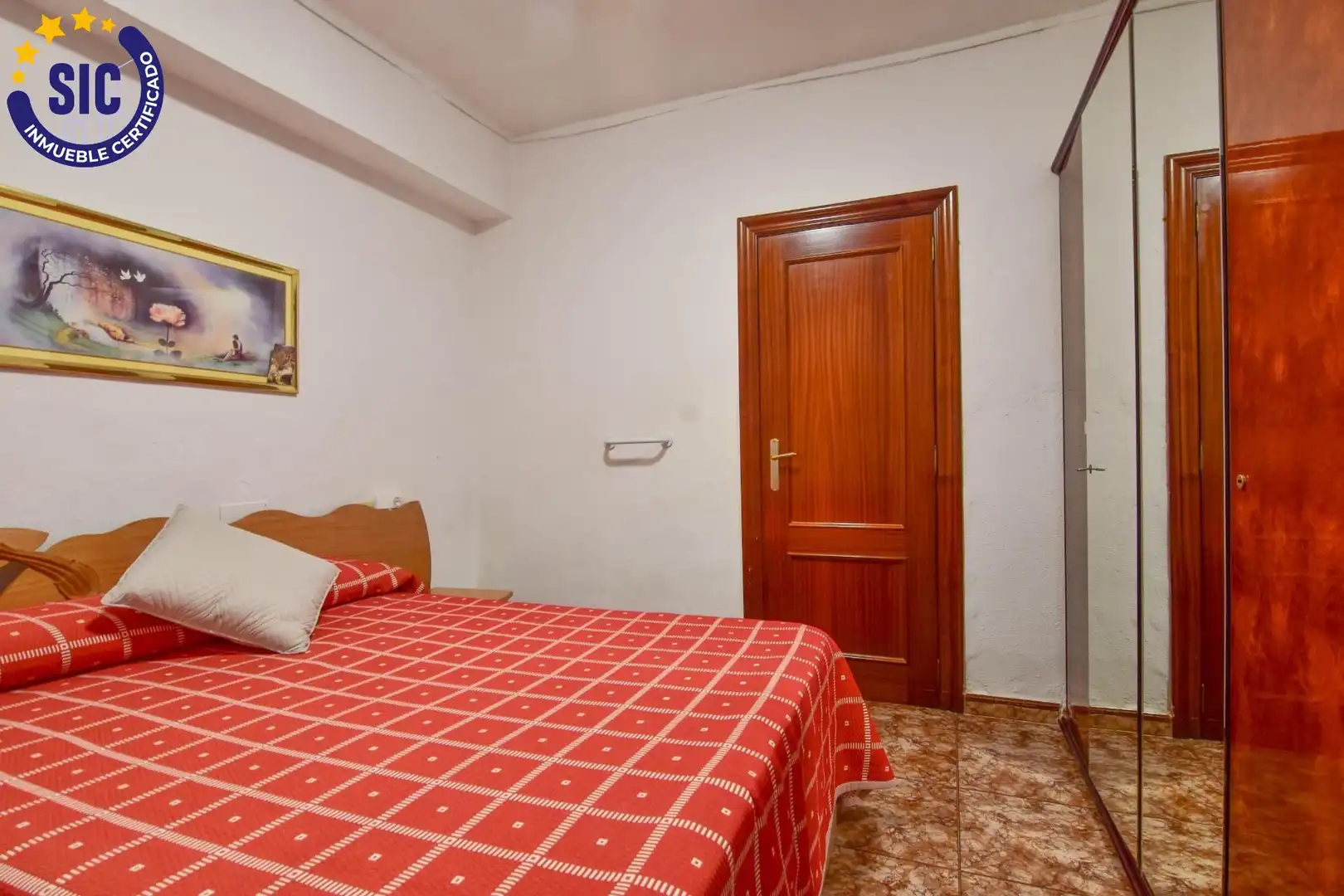 Bedroom of Flat for sale in Valencia  with Air Conditioner, Heating and Terrace