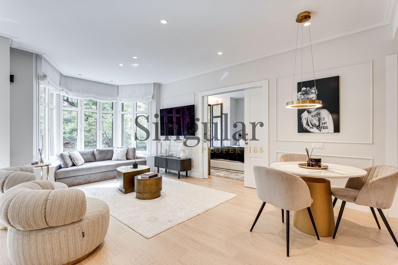 Living room of Planta baja for sale in  Barcelona Capital  with Terrace