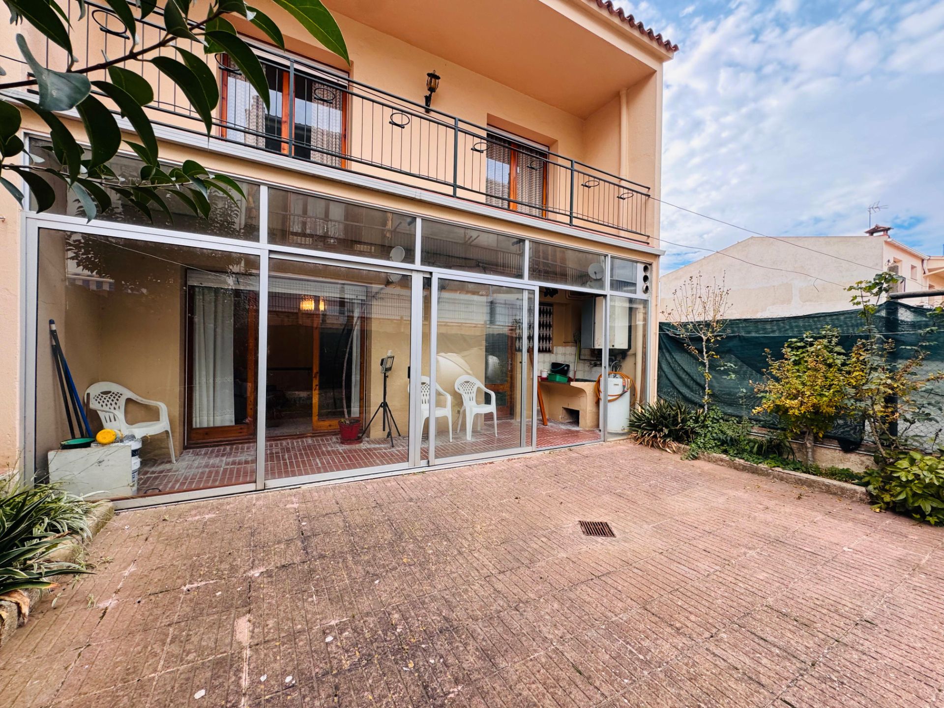 Exterior view of Single-family semi-detached for sale in Llagostera  with Heating and Balcony
